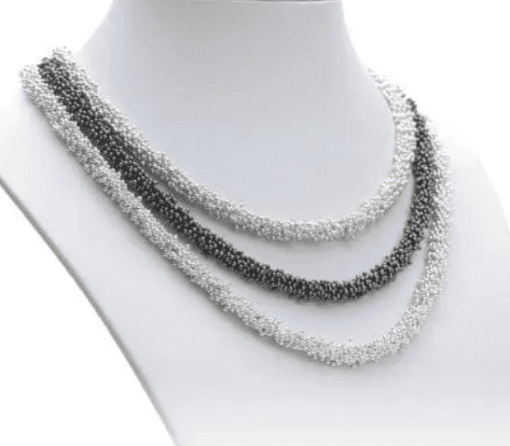 Oxidized Silver ShikShok Necklace