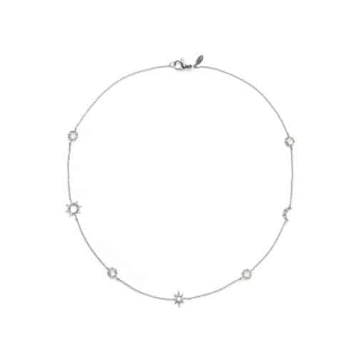 Silver Micro Celestial Necklace