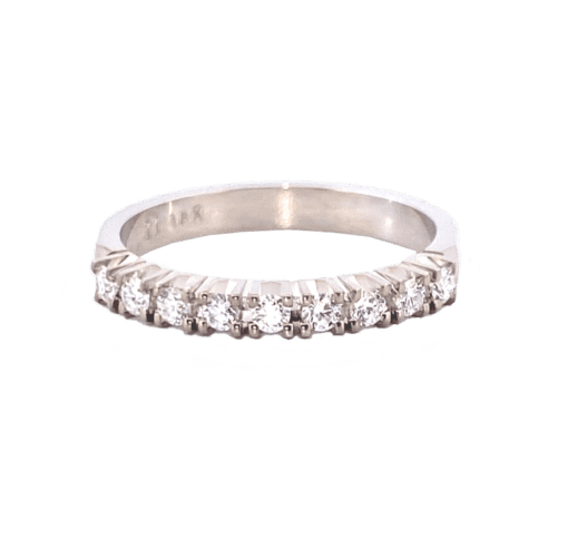 18 Karat White Gold Anniversary Ring (.03 carat)