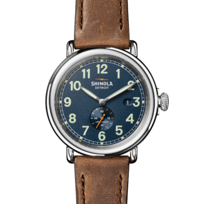 The Shinola Runwell Automatic 45mm, Midnight Blue Dial