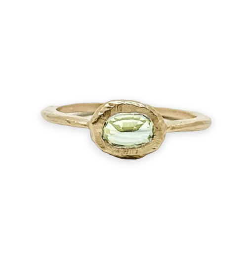 18 Karat Gold XVIII Sapphire Ring