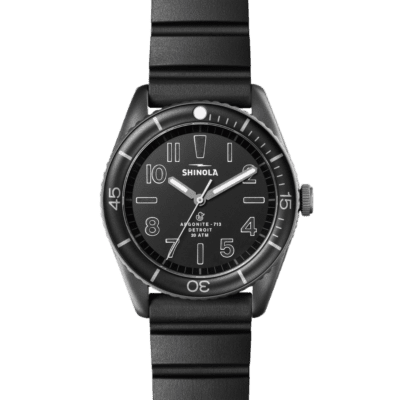 The Shinola Duck 42mm, Matte Black Dial