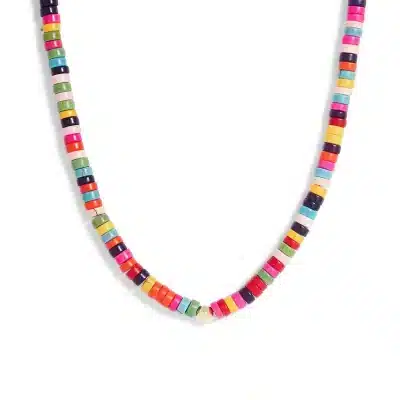 Bohème Rainbow Rondelle Necklace