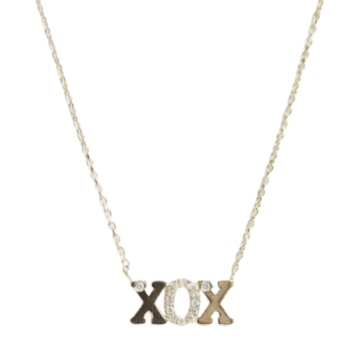 Customizable Love Letter XOX Necklace
