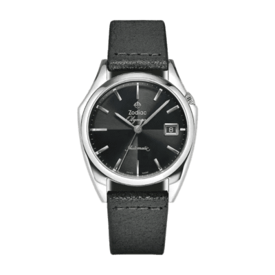 Zodiac Olympos Three Hand (Black Dial)