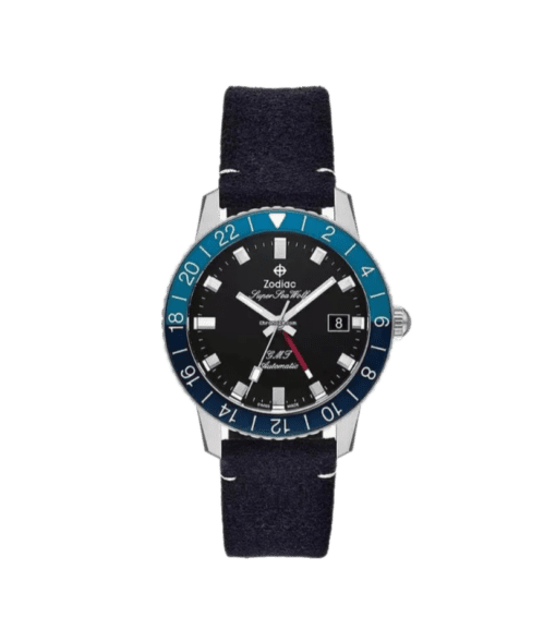 Zodiac Super Sea Wolf GMT, Blueberry