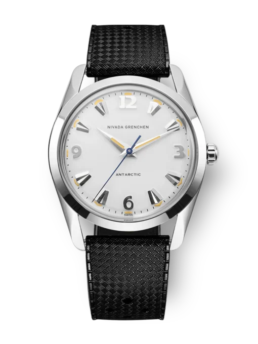 Nivada Grenchen 35mm White Dial