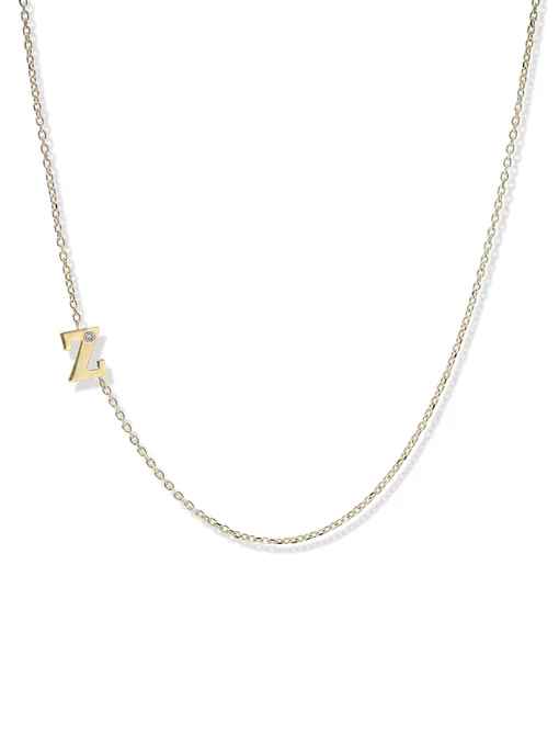 14K Love Letter Single Diamond Z